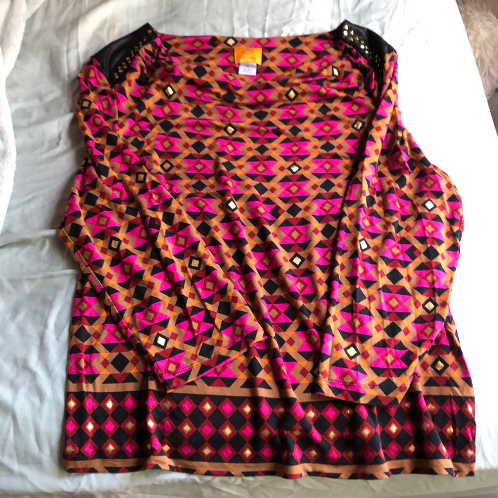 Ruby rd. Pattern blouse - Picture 2 of 2